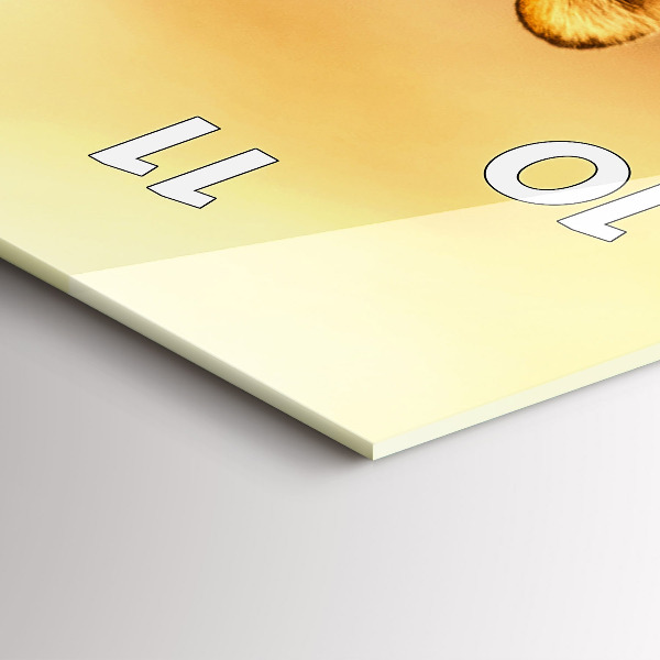 Téglalap alakú üvegóra Vadásztigris