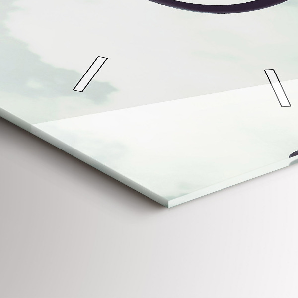 Téglalap alakú üvegóra Zebra – Absztrakció