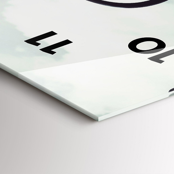 Téglalap alakú üvegóra Zebra – Absztrakció