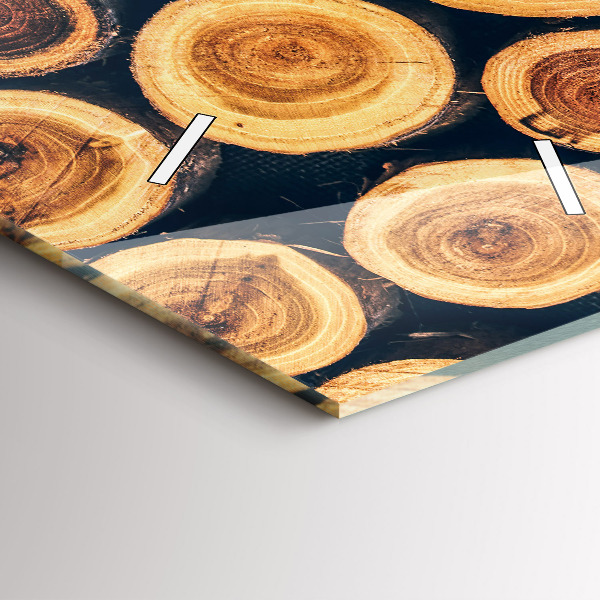 Téglalap alakú üvegóra Faipari