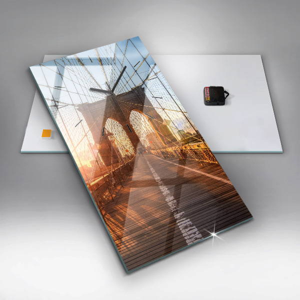 Téglalap alakú üvegóra Brooklyn Bridge NYC