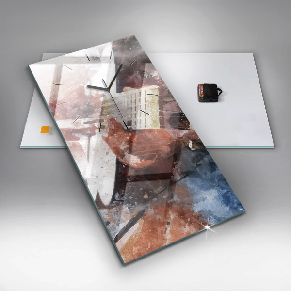 Téglalap alakú üvegóra Gitár vizualizáció