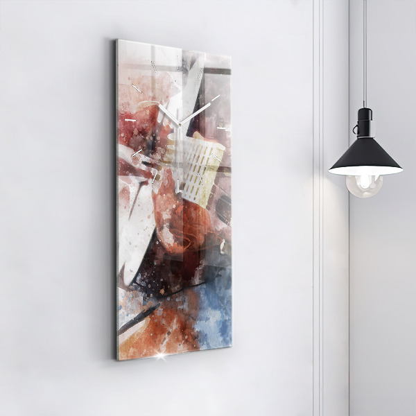 Téglalap alakú üvegóra Gitár vizualizáció