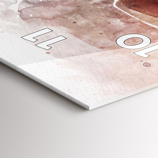 Téglalap alakú üvegóra Gitár vizualizáció