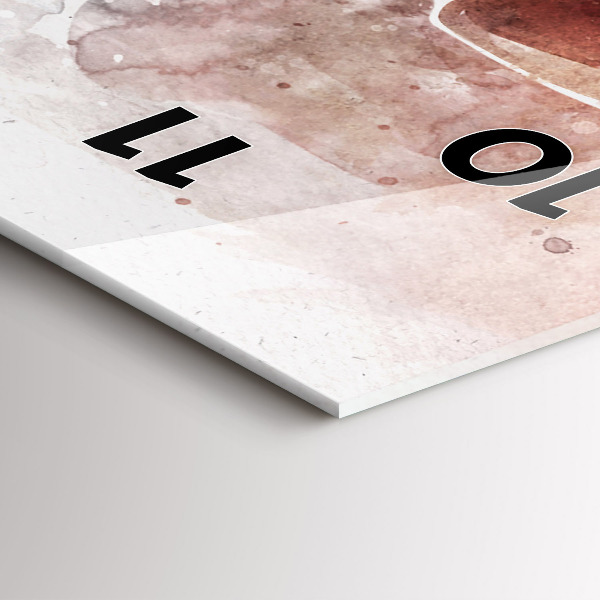 Téglalap alakú üvegóra Gitár vizualizáció