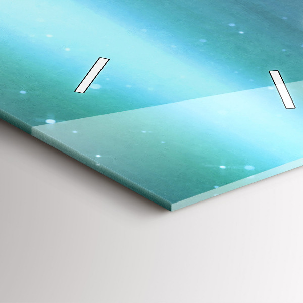 Téglalap alakú üvegóra Absztrakció