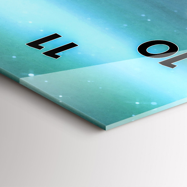 Téglalap alakú üvegóra Absztrakció