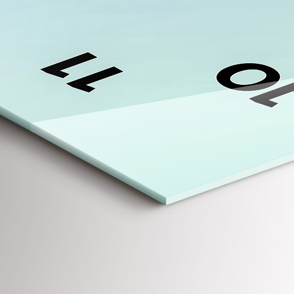 Téglalap alakú üvegóra Geometriai figurák