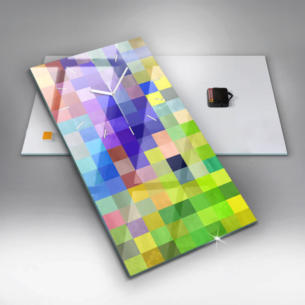 Téglalap alakú üvegóra Négyzetek összetétele