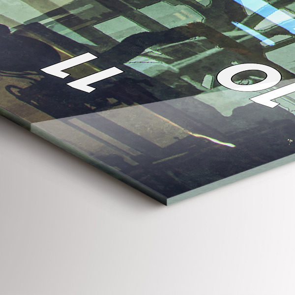 Téglalap alakú üvegóra Cyberpunk