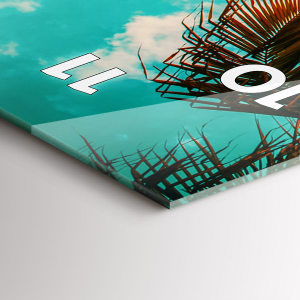 Téglalap alakú üvegóra Nyaralás Pihenés Nyár