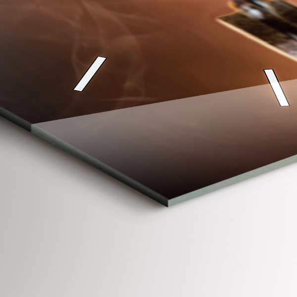 Téglalap alakú üvegóra Olaszország kulináris szíve