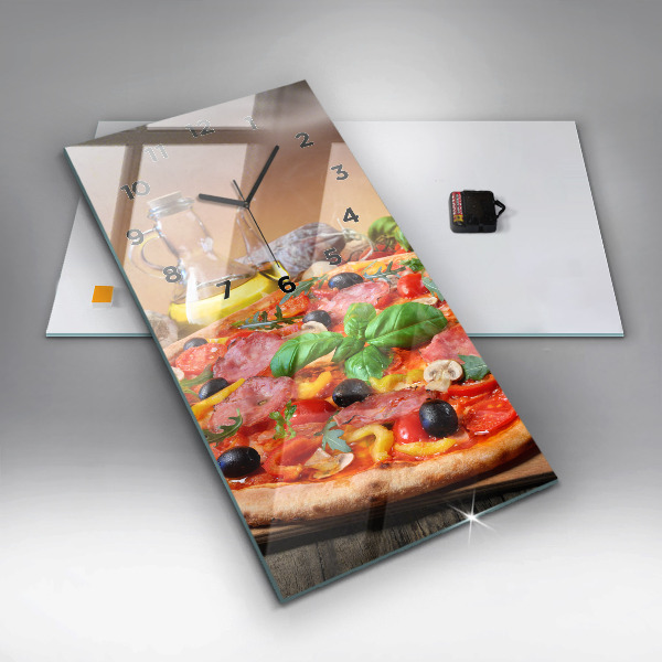 Téglalap alakú üvegóra Olaszország kulináris szíve