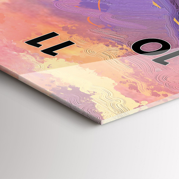 Téglalap alakú üvegóra Rét a naplementében