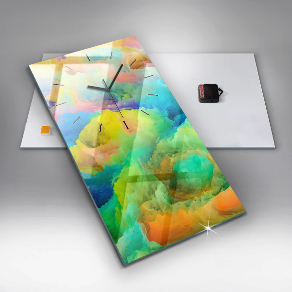 Téglalap alakú üvegóra Fraktál textúra