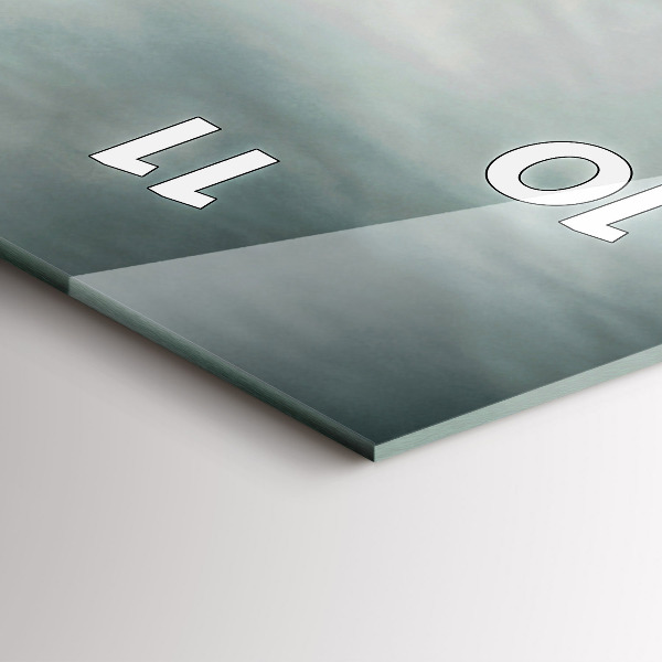 Téglalap alakú üvegóra Motoros stílusú adrenalin