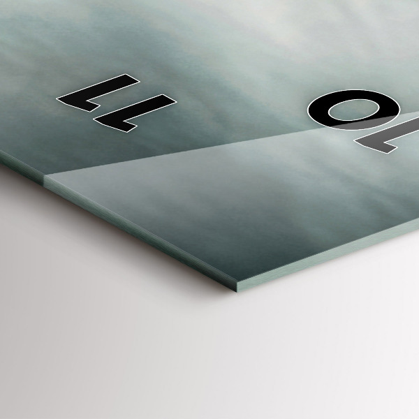 Téglalap alakú üvegóra Motoros stílusú adrenalin