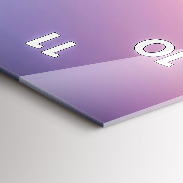 Téglalap alakú üvegóra Naplemente Maldív-szigetek