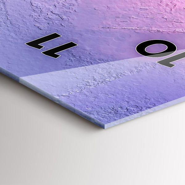 Téglalap alakú üvegóra Tengeri tájkép