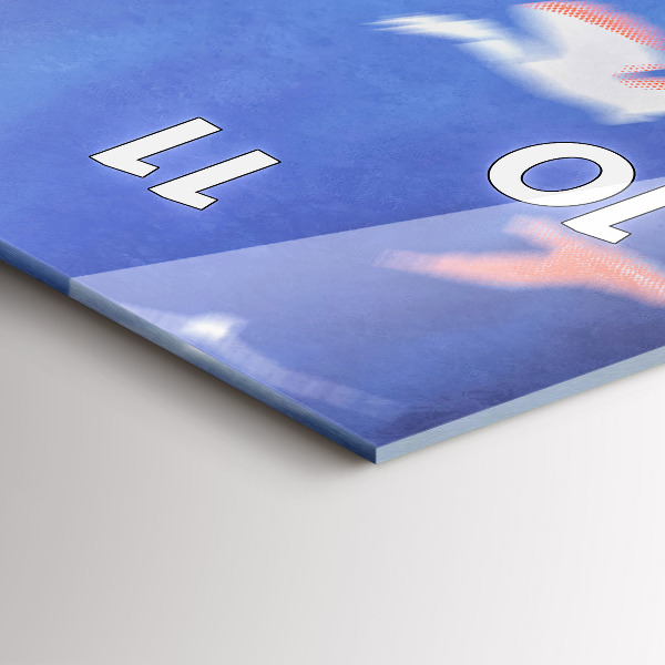 Téglalap alakú üvegóra Szárnyú fiú