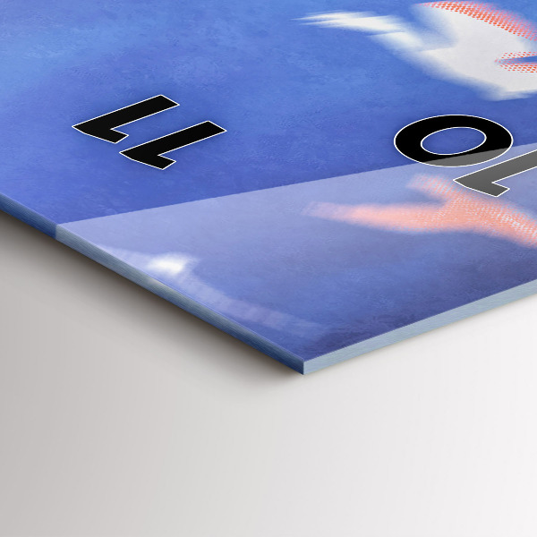 Téglalap alakú üvegóra Szárnyú fiú