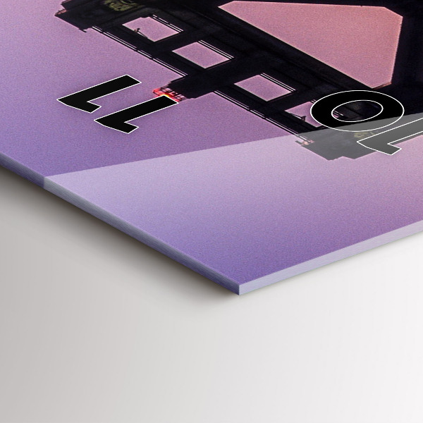 Téglalap alakú üvegóra USA naplemente