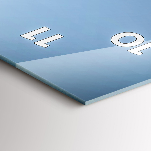 Téglalap alakú üvegóra Hattyúk a szívben