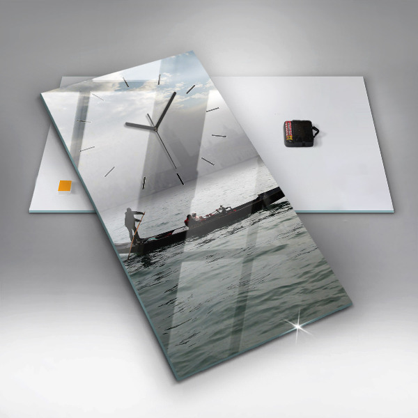 Téglalap alakú üvegóra Gondola Velencében