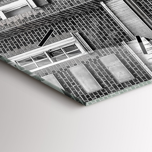 Téglalap alakú üvegóra Piros emeletes busz