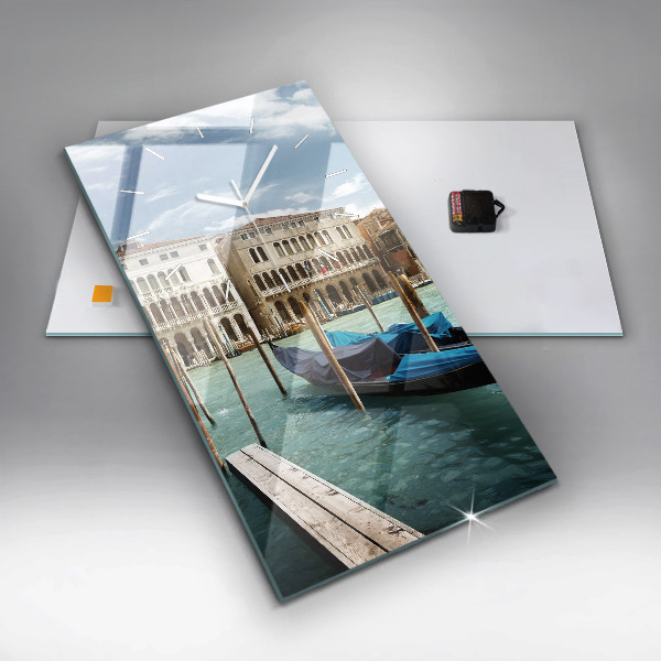 Téglalap alakú üvegóra Gondolák Velence Olaszország