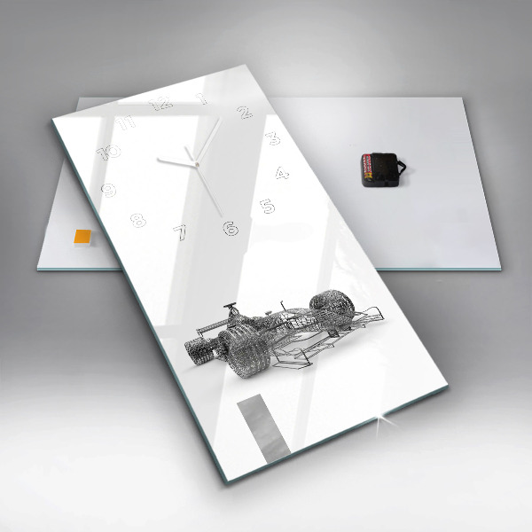 Téglalap alakú üvegóra F1 autó design