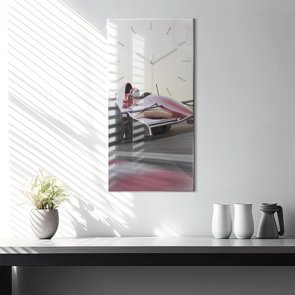 Téglalap alakú üvegóra Sport versenyautó