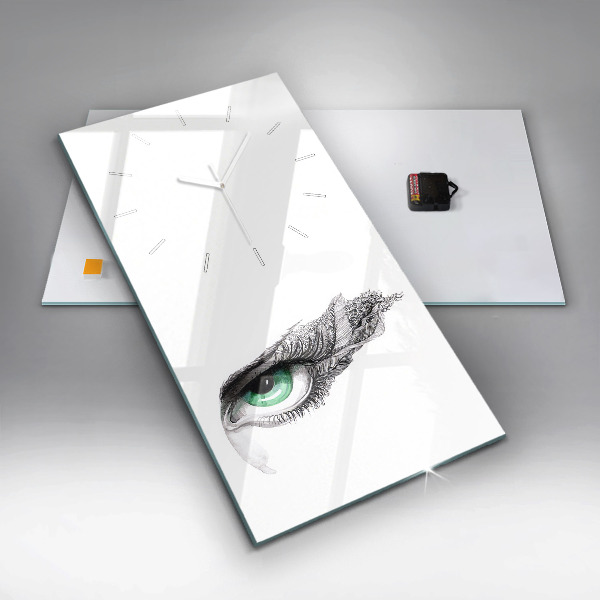 Téglalap alakú üvegóra Az emberi szem absztrakciója