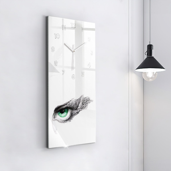 Téglalap alakú üvegóra Az emberi szem absztrakciója