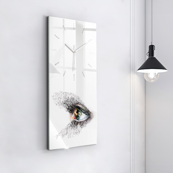 Téglalap alakú üvegóra Emberi szem rajza