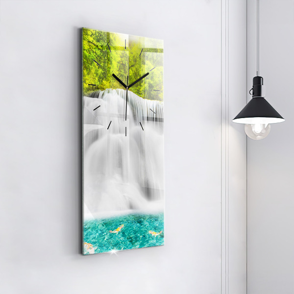 Téglalap alakú üvegóra Vízesés Thaiföldön