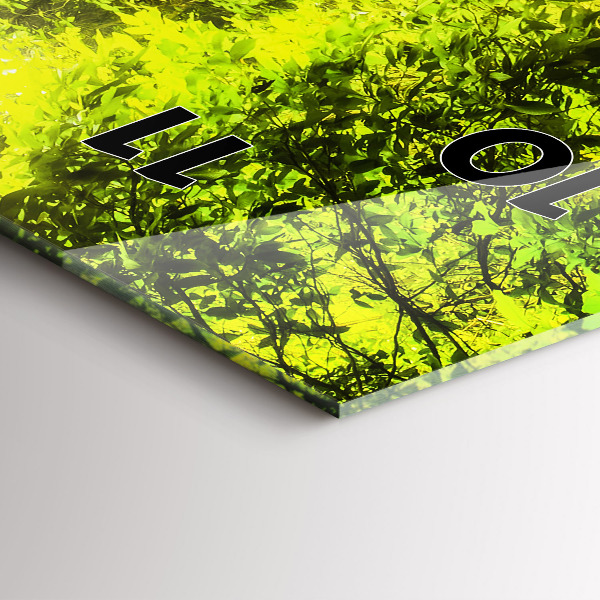 Téglalap alakú üvegóra Vízesés Thaiföldön