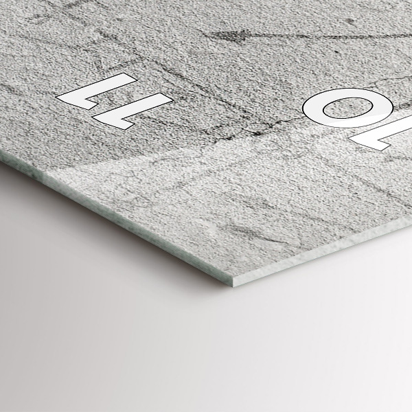 Téglalap alakú üvegóra Vázlat a városról