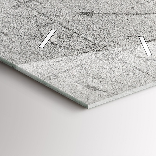 Téglalap alakú üvegóra Vázlat a városról