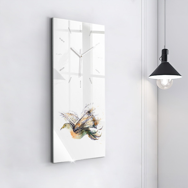 Téglalap alakú üvegóra A madár és a könyv