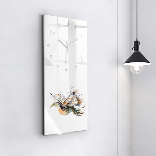 Téglalap alakú üvegóra A madár és a könyv