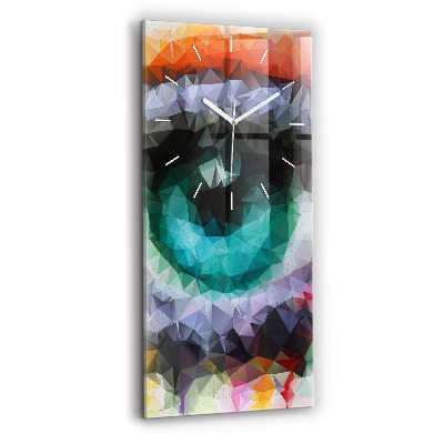 Téglalap alakú üvegóra Színes emberi szem