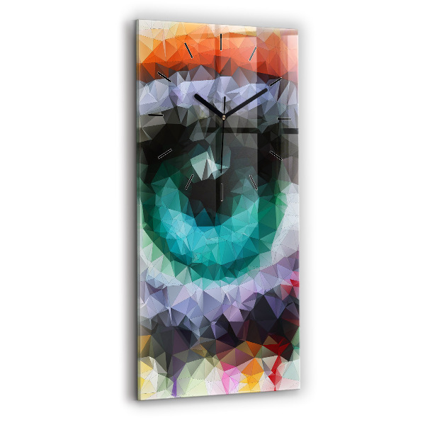 Téglalap alakú üvegóra Színes emberi szem