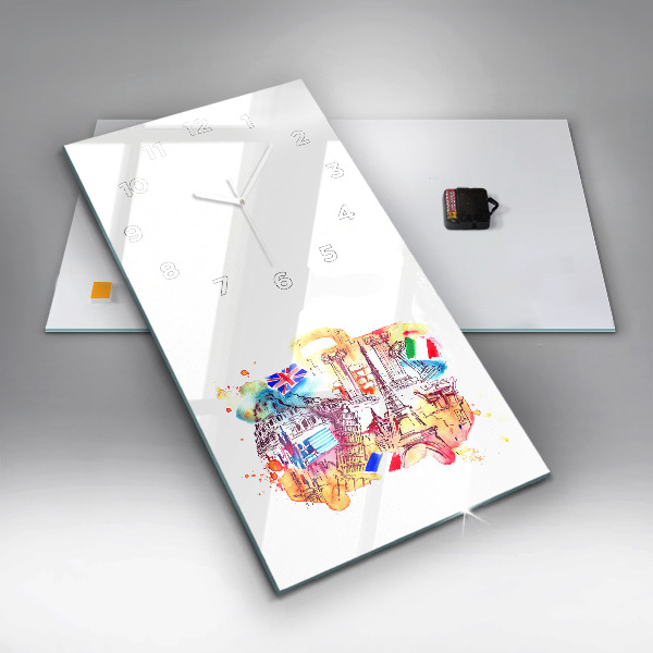 Téglalap alakú üvegóra Vonzó országok a világon