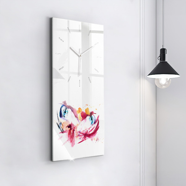 Téglalap alakú üvegóra Romantikus pár