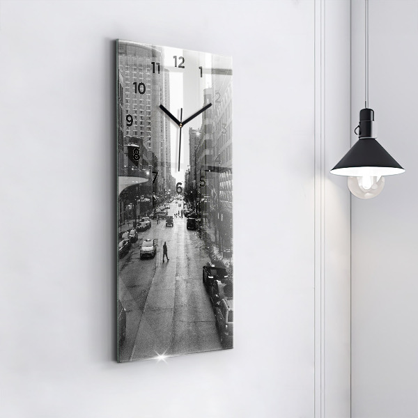 Téglalap alakú üvegóra Chicago City Streets