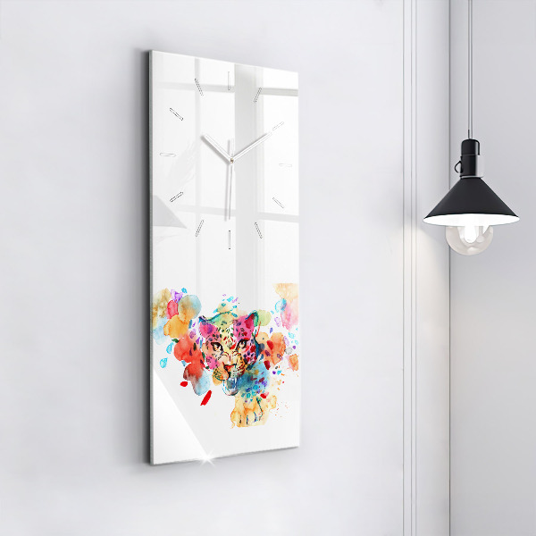 Téglalap alakú üvegóra Absztrakt vadmacska