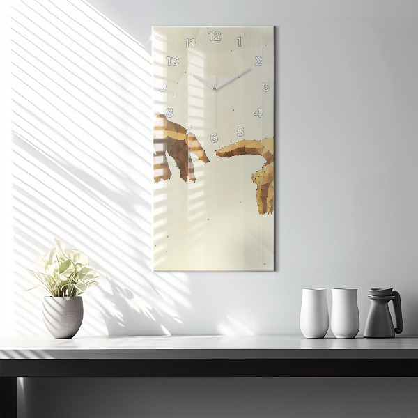 Téglalap alakú üvegóra Ádám teremtése