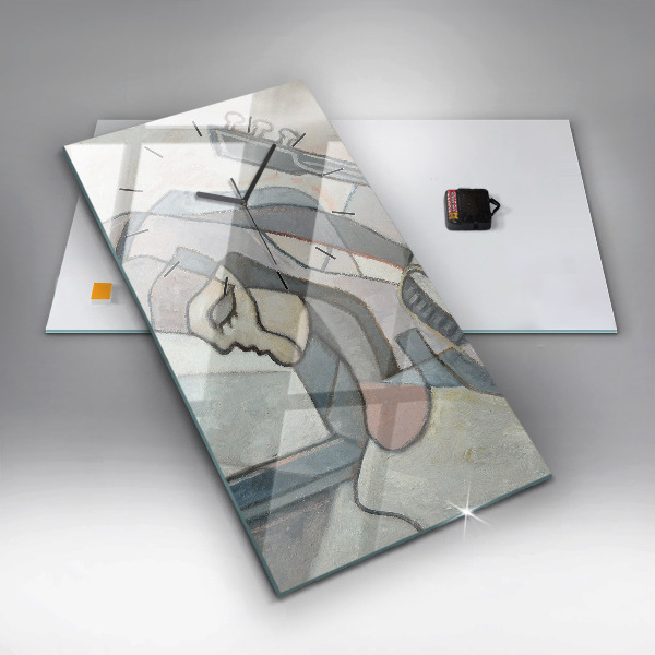 Téglalap alakú üvegóra Absztrakt festészet