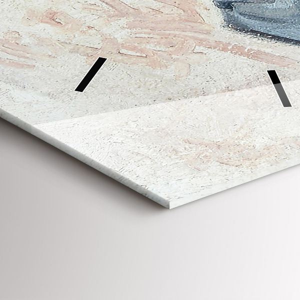 Téglalap alakú üvegóra Absztrakt festészet